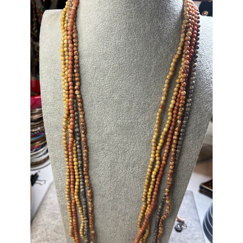 #14. 5 Jasper Beaded necklaces
